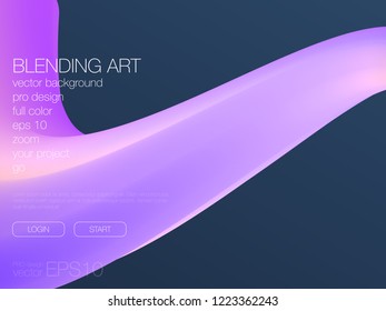 Abstract blend background. Stock vector. Template for web