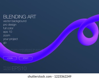 Abstract blend background. Stock vector. Template for web