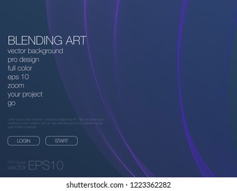 Abstract blend background. Stock vector. Template for web