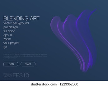 Abstract blend background. Stock vector. Template for web