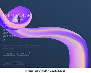 Abstract blend background. Stock vector. Template for web