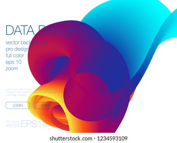 Abstract blend background. Stock vector. Template for web