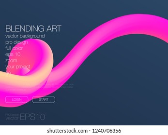 Abstract blend background. Stock vector. Template for web