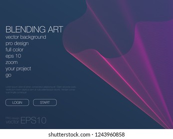 Abstract blend background. Stock vector. Template for web