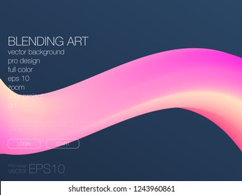 Abstract blend background. Stock vector. Template for web