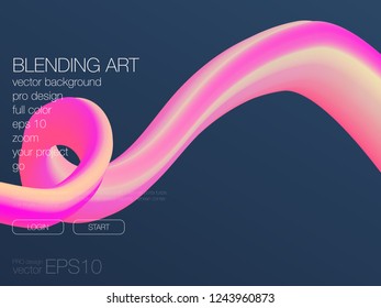 Abstract blend background. Stock vector. Template for web