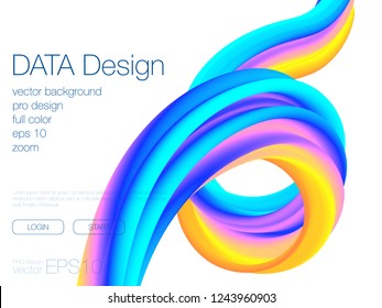 Abstract blend background. Stock vector. Template for web