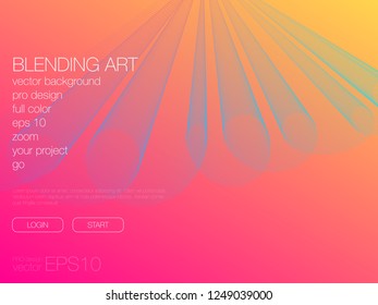 Abstract blend background. Stock vector. Template for web