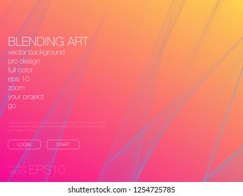 Abstract blend background. Stock vector. Template for web
