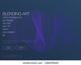 Abstract blend background. Stock vector. Template for web