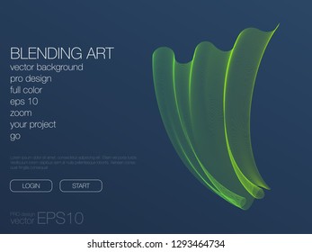 Abstract blend background. Stock vector. Template for web