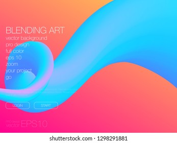 Abstract blend background. Stock vector. Template for web