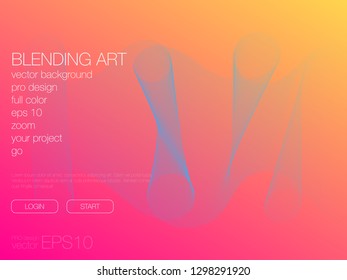 Abstract blend background. Stock vector. Template for web