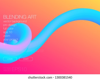 Abstract blend background. Stock vector. Template for web