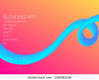 Abstract blend background. Stock vector. Template for web