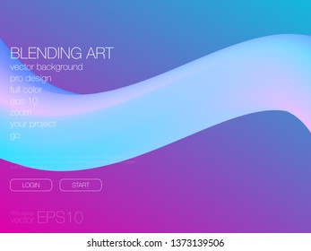 Abstract blend background. Stock vector. Template for web