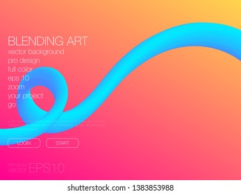 Abstract blend background. Stock vector. Template for web