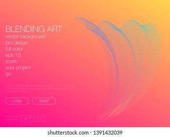 Abstract blend background. Stock vector. Template for web