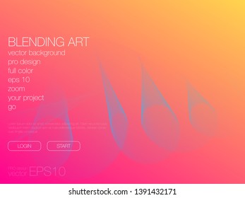 Abstract blend background. Stock vector. Template for web