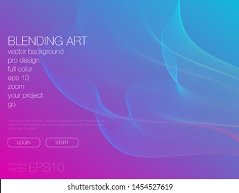 Abstract blend background. Stock vector. Template for web