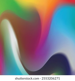 Mezcla Abstractas de fondo degradado de colores para el diseño de la cubierta Elemento de diseño Abstractas Fondo azul multicolor