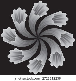 Fundo de design de padrão floral de mistura abstrata 