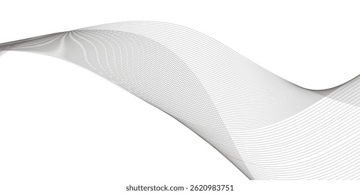 Abstract blend liens design on white background. Digital frequency track equalizer. Vector illustration .Abstract blend liens design on white background. Digital frequency track equalizer. Vector.