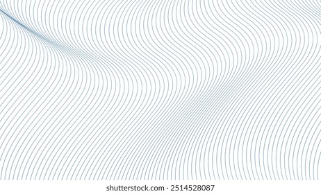 Abstract blend line background . Vector wave pattern.