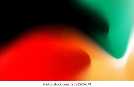 Abstract blend of red, green, and yellow, creating a dynamic and energetic backdrop. Perfect for modern designs. backdrop banner poster card wallpaper website header design.