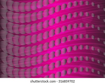 Abstract blend squares wave with pink background