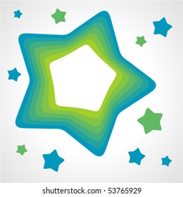 Abstract blend star background