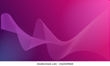 Abstract blended free hand lines with purple pink background, nice for wallpaper 