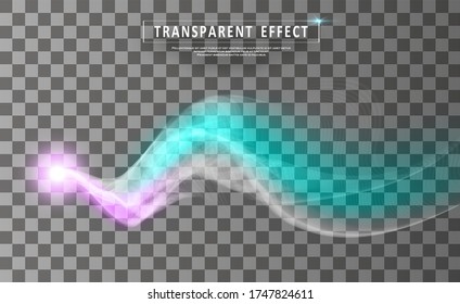 Abstract blizzard and whirlwind. Colorful foggy dynamic effect. Graphic concept for your design