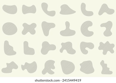 abstract blob formed with striped lines, lines form liquid shape. fluid dynamic shapes, graphic element decoration. vector illustration