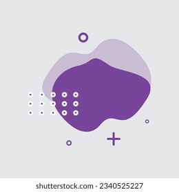 Elemento vector colorable del blob abstracto
