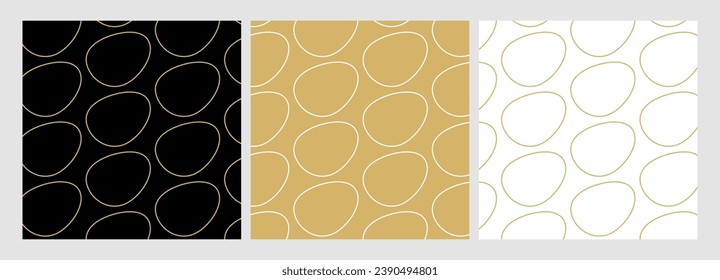 Resumen de la forma del blob forma un círculo de contorno orgánico, irregular y redondo. Colección de gotas líquidas en forma de doodle moderno. Ilustración vectorial.