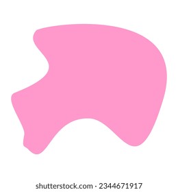 Abstract blob shape recolorable vector element