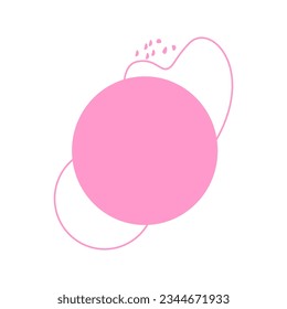 Abstract blob shape recolorable vector element