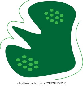 Abstract blob shape vector element
