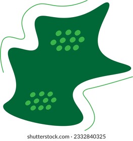 Abstract blob shape vector element