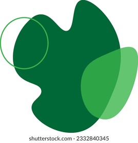 Abstract blob shape vector element