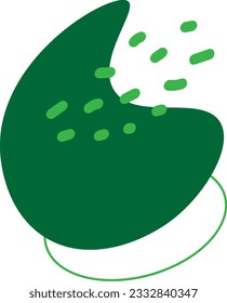 Abstract blob shape vector element