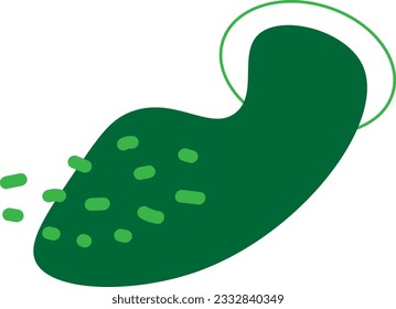 Abstract blob shape vector element