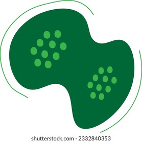 Abstract blob shape vector element