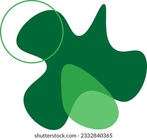 Abstract blob shape vector element
