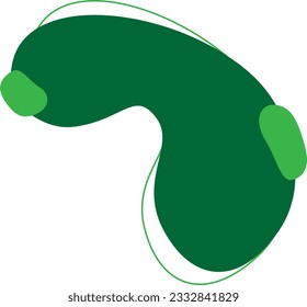 Abstract blob shape vector element