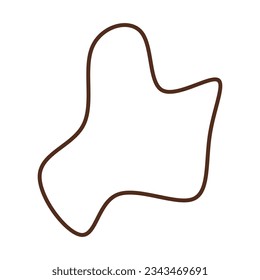 Abstract blob shape vector element  