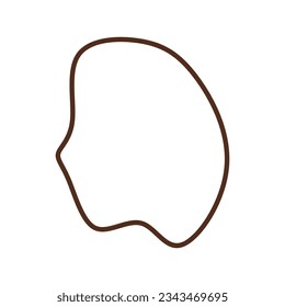 Abstract blob shape vector element  