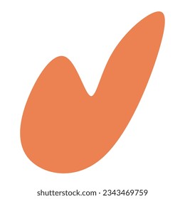 Abstract blob shape vector element  