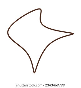 Abstract blob shape vector element  